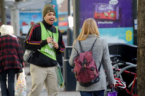 Charity begins at home for the 'chuggers' .